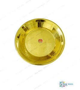 Brass Hammered Design Parath Size 19