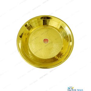 Brass Hammered Design Parath Size 19